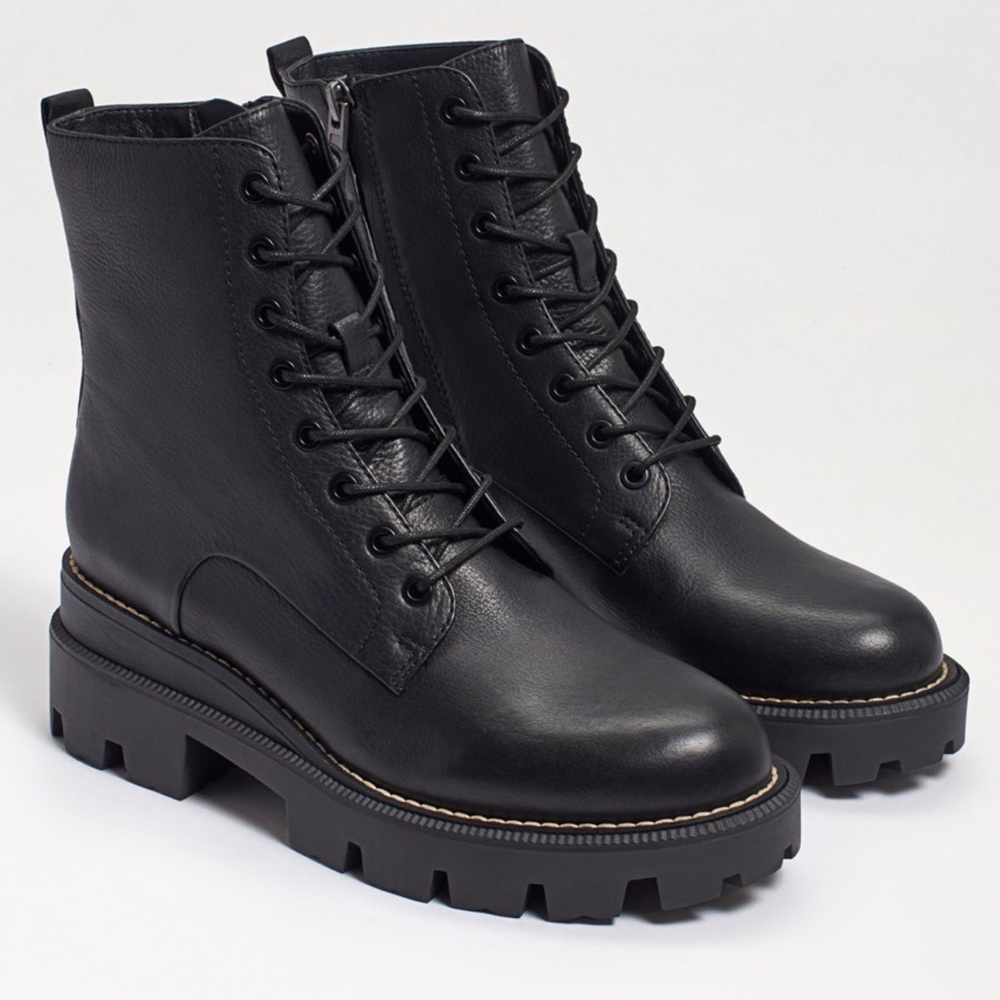 Sam Edelman GARRET PLATFORM COMBAT BOOT size 9